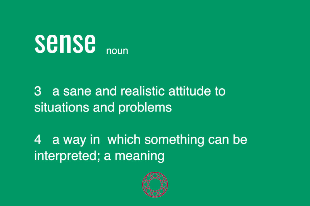 Definition of Sense 2