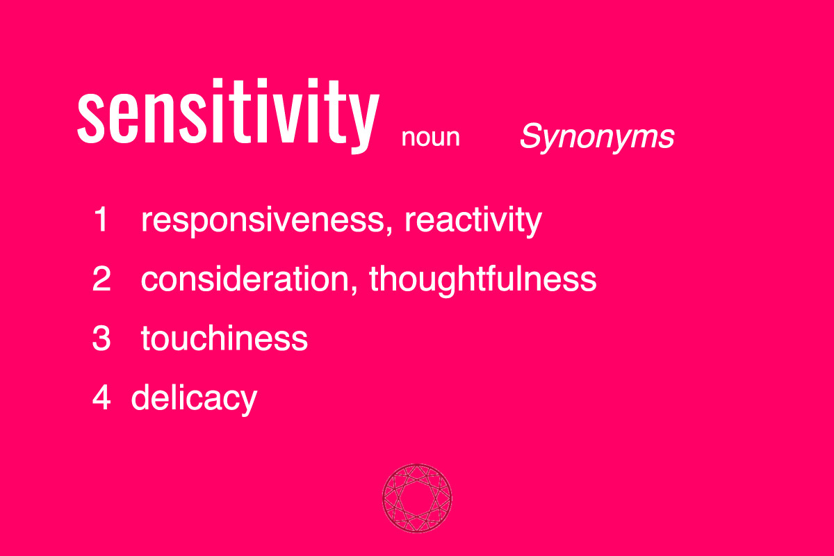 sensitivity synonyms