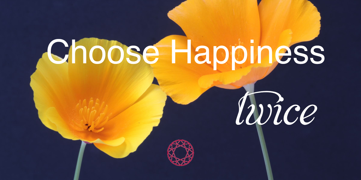 Choose happiness twice